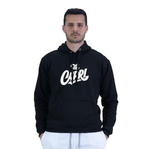 Moletom Masculino Inverno Algodao Estampado Bolso Canguru Capuz Cordao Ajustavel Confortavel