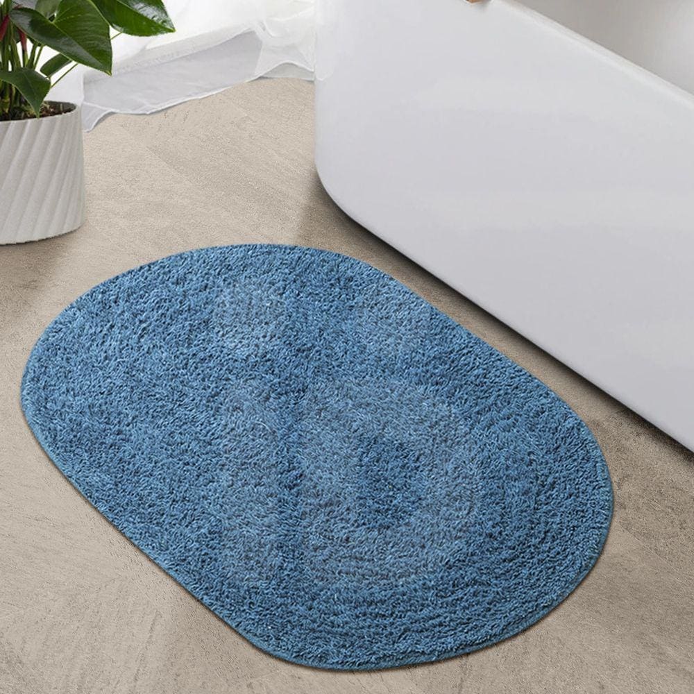 2 Tapete Banheiro Lavabo Algodão Absorvente Macio Mtaz 40x60