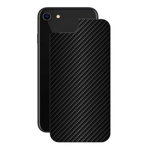 Película iPhone7/8/SE2/SE3-TraseiraFibraCarbonoPreta-Gshield