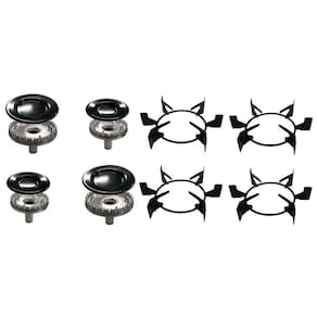 Kit Grelha+queimador Para Fogão 4Q Monaco Top Glass - 4 B