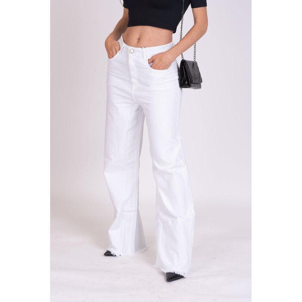 Calça  Wide Leg Jeans  Carolina