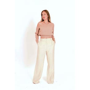 Calça Pantalona Tricoline Michelli