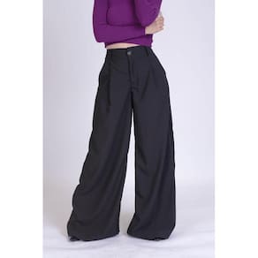 Calça Pantalona Fenda