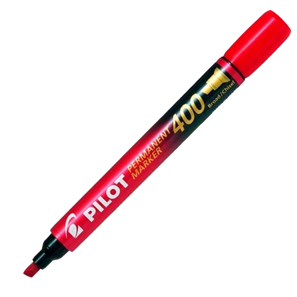 Marcador Permanente Sca-400 Pilot 4.0mm Vermelho