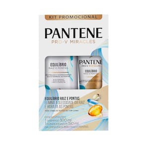 Kit Pantene Shampoo 300ml + Condicionador 150ml Equilíbrio