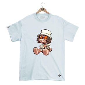 Camiseta Mafiaclub Gola Redonda Estampa DOG Streetwear fio 30.1 Penteado