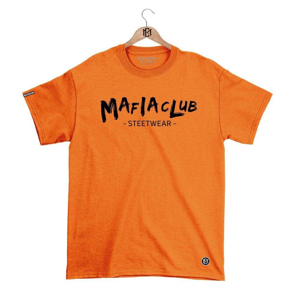 Camiseta Mafiaclub Gola Redonda Estampa MAFIACLUB 2 Streetwear fio 30.1 Penteado