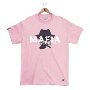 Camiseta Máfiaclub Gola Redonda Estampa MAFIOSO Streetwear fio 30.1 Penteado.