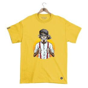 Camiseta Mafiaclub Gola Redonda Estampa MONKEY ll Streetwear fio 30.1 Penteado