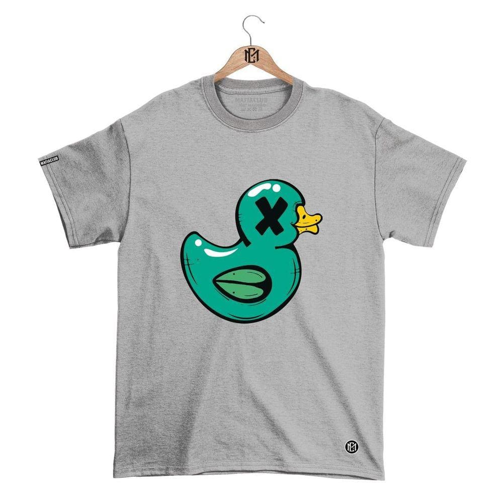 Camiseta Mafiaclub Gola Redonda Estampa PATO Streetwear fio 30.1 Penteado