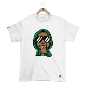 Camiseta Mafiaclub Gola Redonda Estampa RAPPER Streetwear fio 30.1 Penteado