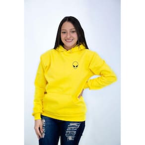 Moletom Feminino Blusa De Frio Canguru Et Tumblr Alien Top