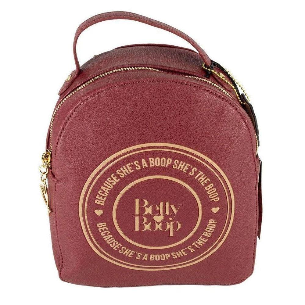 Bolsa Mini Mochila 2 Em 1 Betty Boop Feminina Casual Urbano