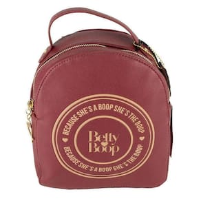 Bolsa Mini Mochila 2 Em 1 Betty Boop Feminina Casual Urbano