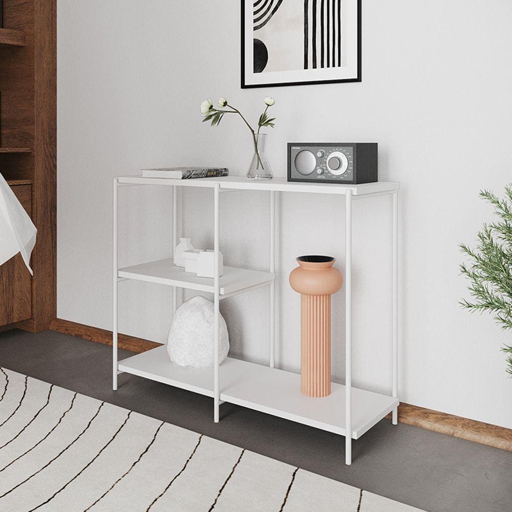 Aparador Industrial Artesania Branco 95cm