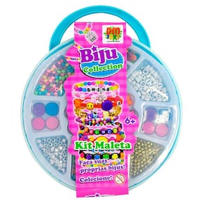 Kit Bijuterias Infantil - Biju Collection - Kit Maleta - DM Toys