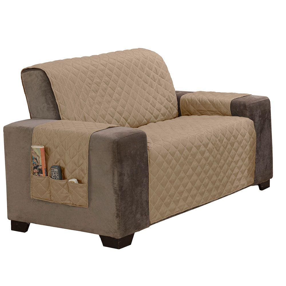 Protetor De Sofá Matelado Classic 3 Lugares King Com Bolso