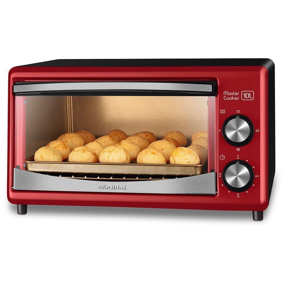 Fr-20-forno Elétrico Vermelho/preto 220v Vermelho/preto