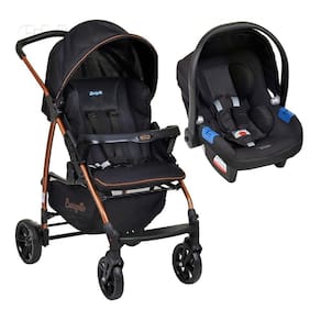 Carrinho De Bebê Burigotto Ecco + Bebê Conforto Touring X