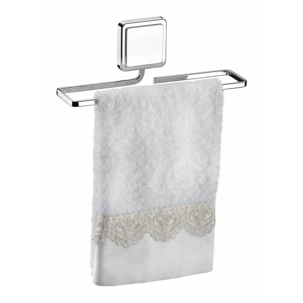 Toalheiro lavabo fixação por adesivo Norbond porta toalha 25 cm rosto Future 183