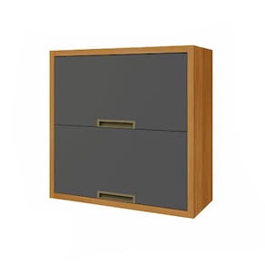 Armário Aéreo 2 Portas Basculas Nesher Imperatriz 80cm MDP
