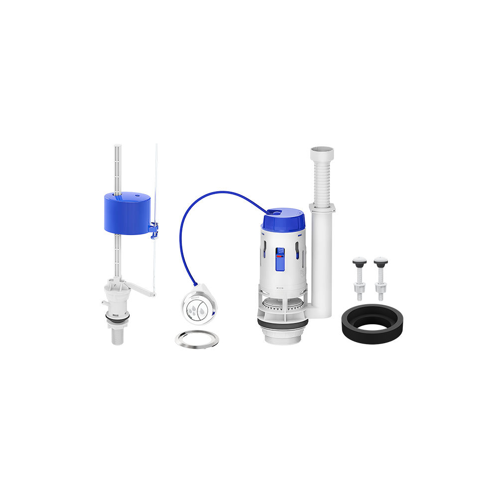 Kit Reparo Universal Completo Caixa Acoplada Dualflush Censi 9507