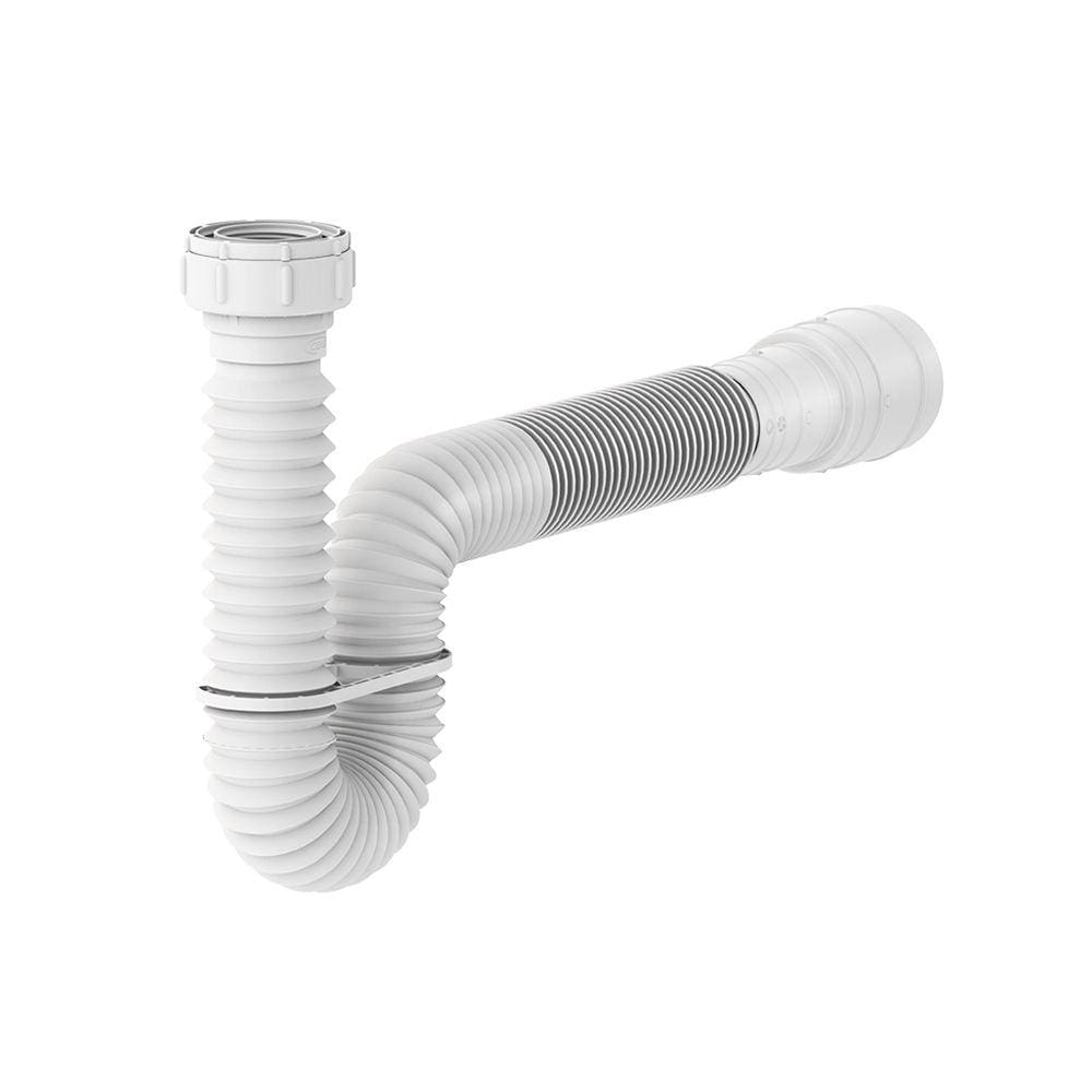 Sifão Sanfonado Extensível Censi 1,5M Branco