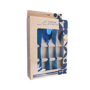 Faqueiro 16 Pcs Lovers Gourmet Mix Blue