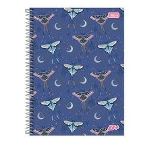 Caderno 20 Matérias Capa Dura Feminino D+ 400 Folhas Tilibra