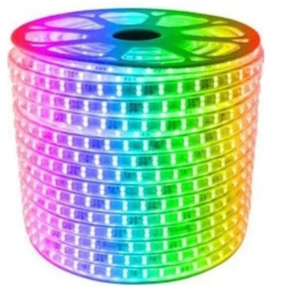 Mangueira Fita Led Rgb 31 Metros + 2 Controladores + Fonte
