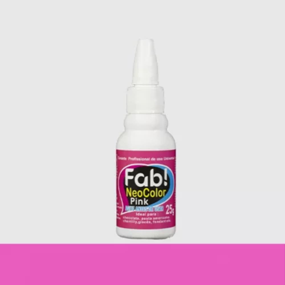 Corante Em Gel Neocolor Pink 25g Fab