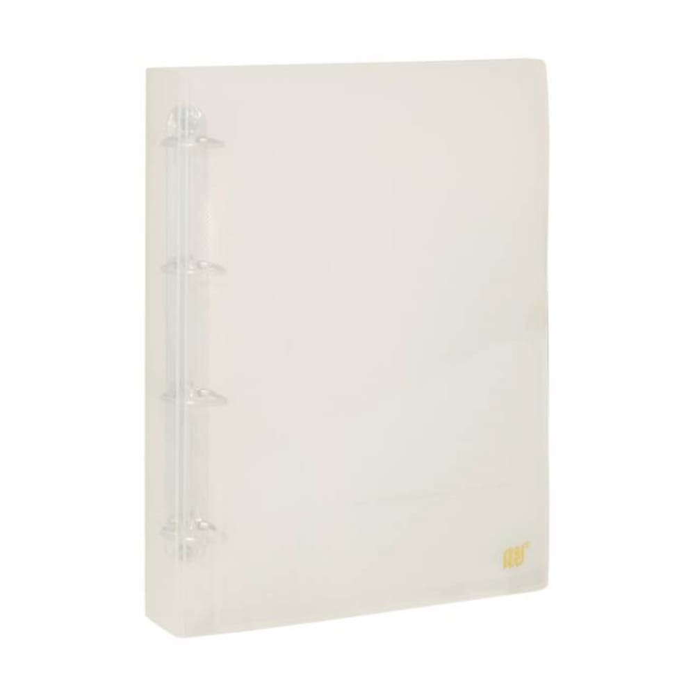 Fichário Ofício Para Arquivo 4 Argolas Transparente Cristal