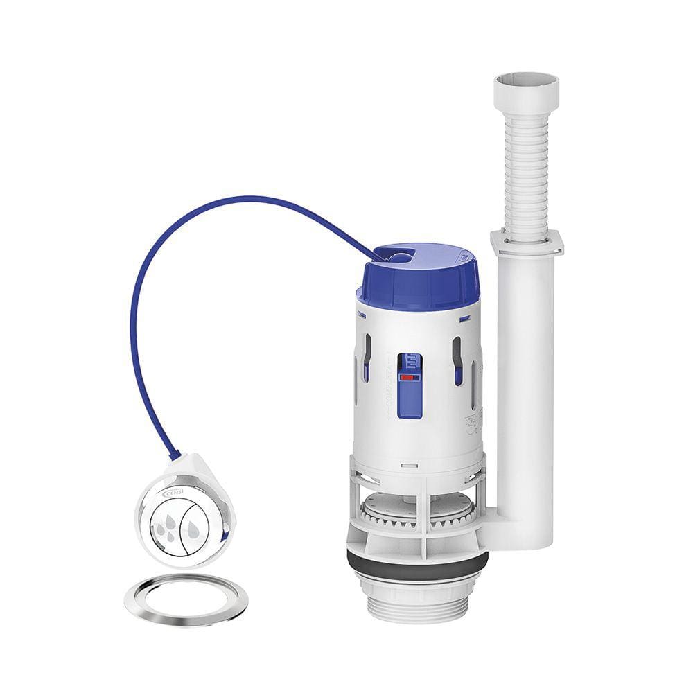 Mecanismo de Saída para Caixas Acopladas Simplificado Dual Flush Censi
