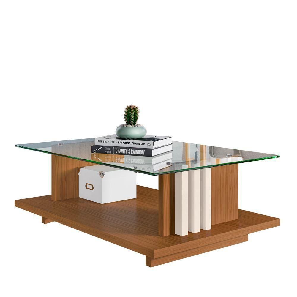 Mesa De Centro Paris Naturale Off White Qualé Qualé