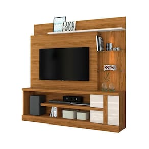 Estante Home Cris Tv Até 55 Naturale Off White Qualé Qualé