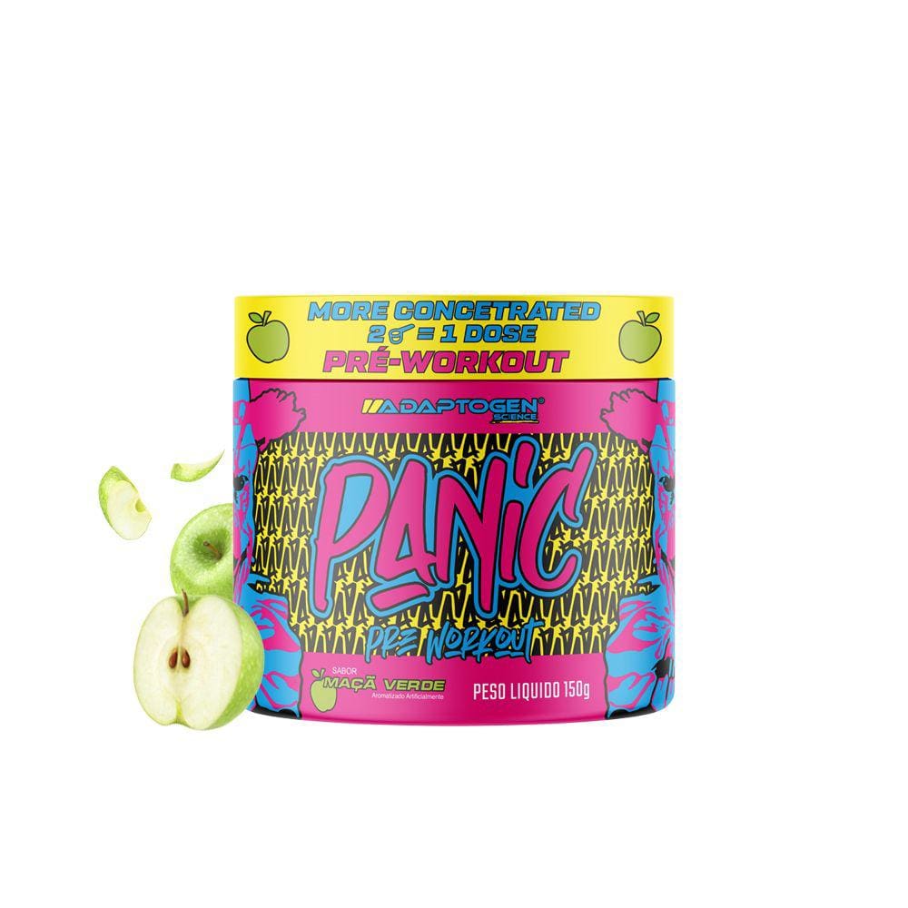 Pre Workout Panic (150g) Maçã Verde Adaptogen