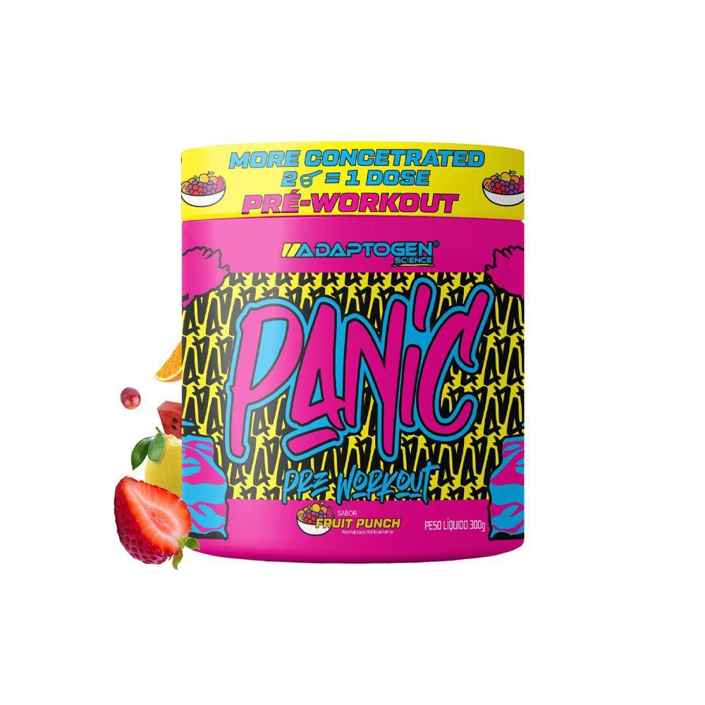 Pre Workout Panic (300g) Fruit Punch Adaptogen