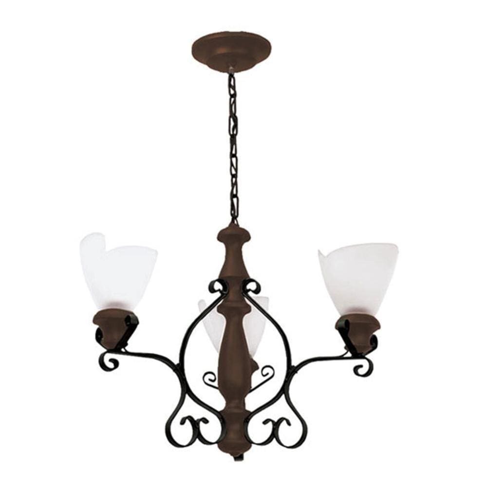 Lustre Artis Envelhecido 3 Lâmpadas 7033E