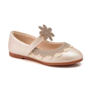 Sapatilha Com Flor E Detalhe Em Strass Klin Ref:344001 21/27