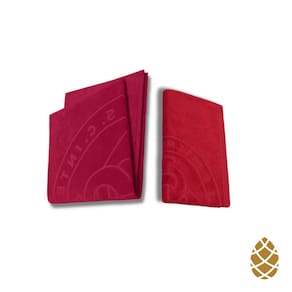 Kit Toalha Banho+ Rosto Jacquard Buettner Inter Vermelho