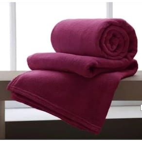 Manta Soft Cobertor Solteiro Microfibra Antialérgico Vinho