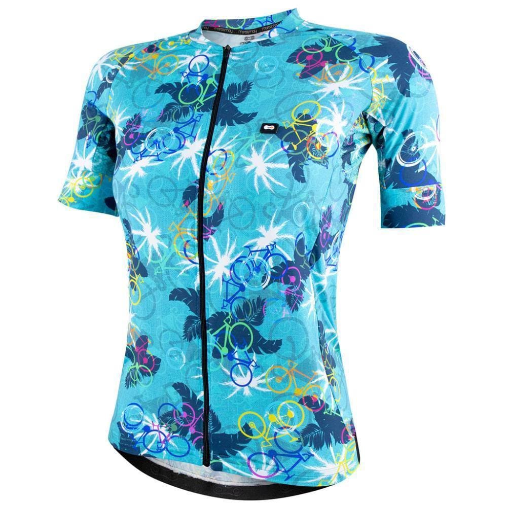 Camisa Feminina Marcio May Funny Premium Leaves Bikes