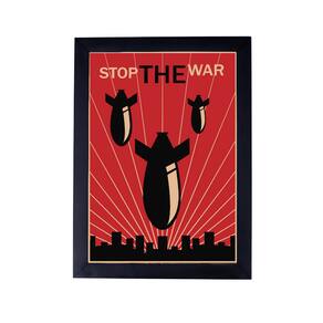 Lindo presente quadro decoração guerra retro vintage p8371