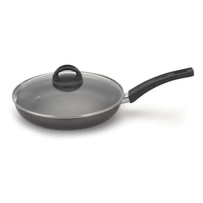 Frigideira Italiana Antiaderente 26cm C/ Tampa De Vidro