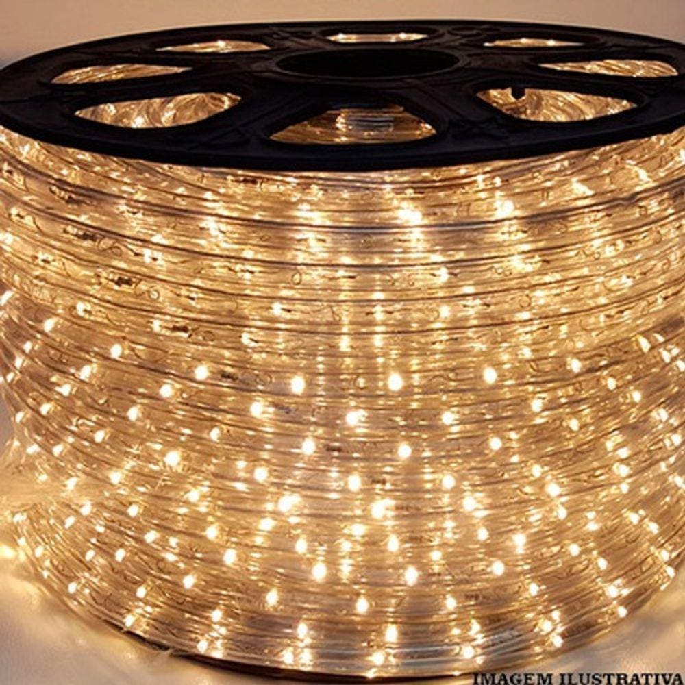 Mangueira Led 12mm 30led P/m 220v Rolo C/30mt Bq Ip65 C/plug
