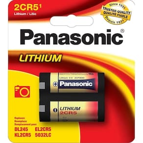 Pilha Bateria Panasonic 2Cr5 6V Para Câmeras Digitais