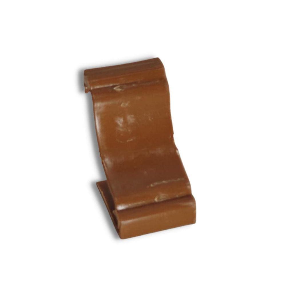 Kit 5 Emenda Mogno Moldura Forro Rodaforro Meia Cana Pvc