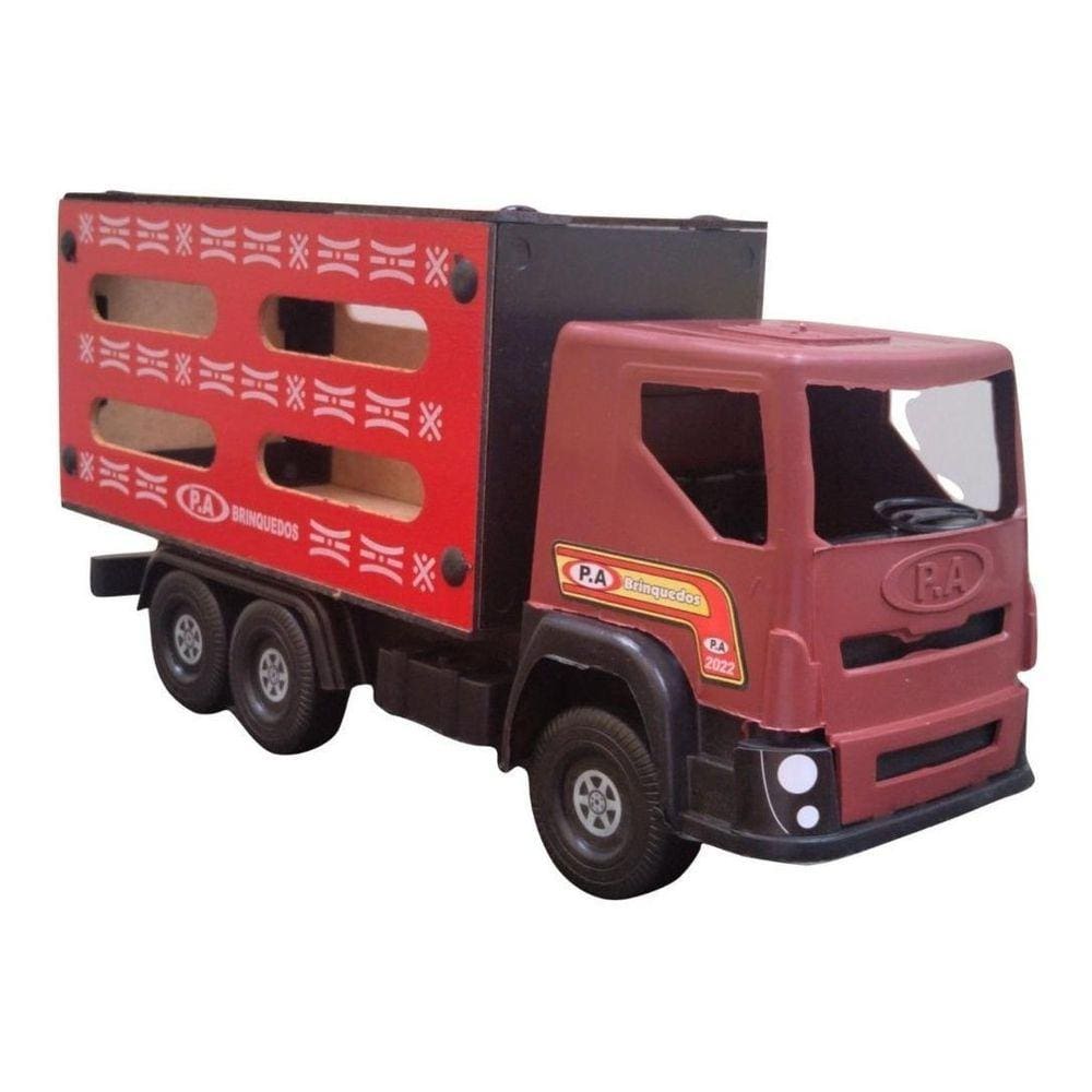 Caminhão Caçamba Grande 50 Cm Em Madeira - Bi-truck - Alf