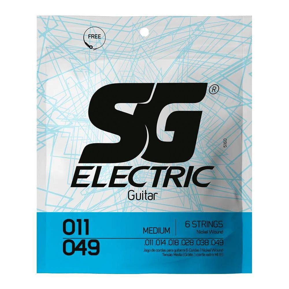 Encordoamento Guitarra SG 011 Niquel