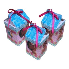 Kit 50 Caixa Milk Lembrancinha Surpresa Festa Moana Baby
